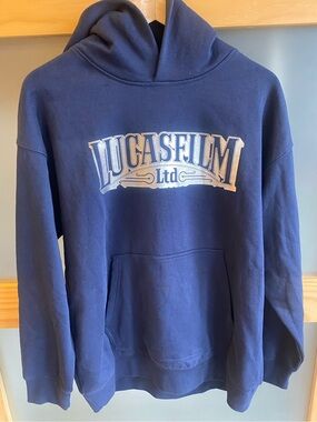 NWT Gap Lucasfilm Ltd 50 Anniversary Navy Hoodie - Teen, Women, Men